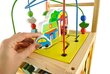 Puidust liugur-tegevuskeskus цена и информация | Imikute mänguasjad | kaup24.ee