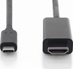 Digitus AK-300330-050-S, USB-C/HDMI, 5 м цена и информация | Кабели и провода | kaup24.ee