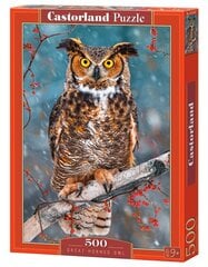 Пазл Castorland Great Horned Owl, 500 дет. цена и информация | Пазлы | kaup24.ee