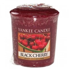 Lõhnaküünal Yankee Candle Black Cherry, 49g цена и информация | Подсвечники, свечи | kaup24.ee