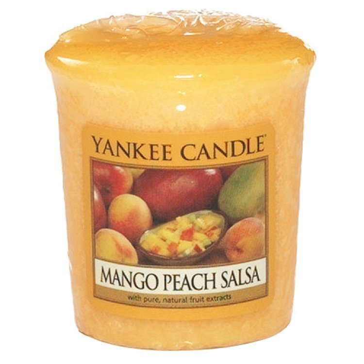 Yankee Candle Mango Peach Salsa lõhnaküünal 49 g цена и информация | Küünlad, küünlajalad | kaup24.ee