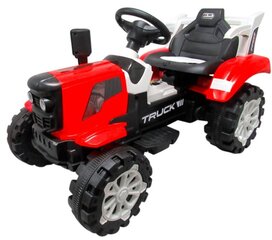 Elektriline traktor haagisega, punane hind ja info | Laste elektriautod | kaup24.ee