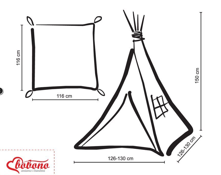 Tipi telk violetne hind ja info | Mänguväljakud, mängumajad | kaup24.ee