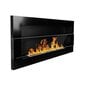 Biokamin seinale-sisseehitatav Bioheat 9000x400 Black Less Glass hind ja info | Kaminad | kaup24.ee