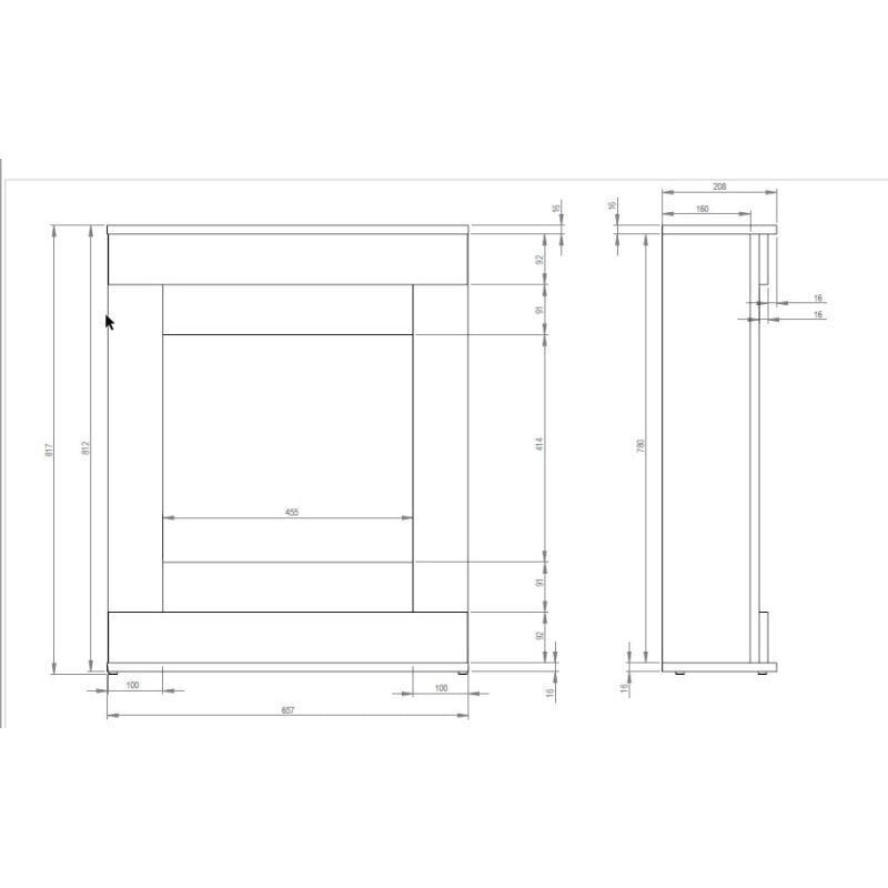 Elektrikamin Aflamo Smart White hind ja info | Kaminad | kaup24.ee