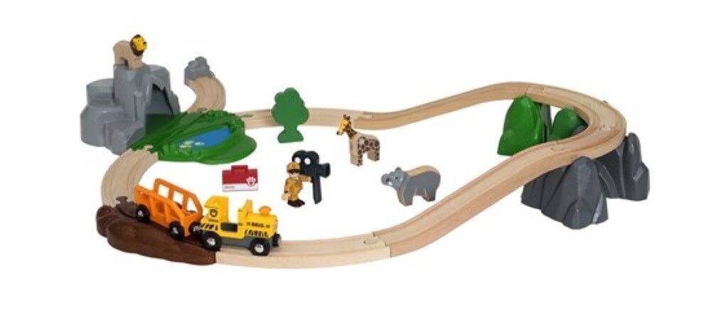 Railway Safari Adventure Set Brio - 33960 цена и информация | Poiste mänguasjad | kaup24.ee