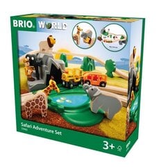 Railway Safari Adventure Set Brio - 33960 hind ja info | Poiste mänguasjad | kaup24.ee