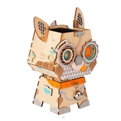 Puidust 3D pusle - lillepott Robotime Dog цена и информация | Конструкторы и кубики | kaup24.ee