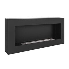 biokamin seinale Bioheat BOX 900x400 Black цена и информация | Камины | kaup24.ee