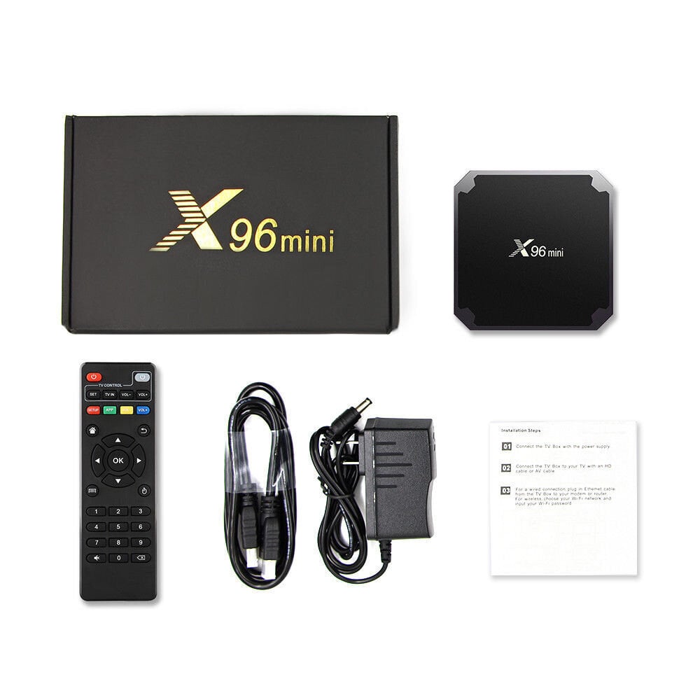 Teleri digiboks X96mini TV Box - Android 9.0 TV Box - S905W - 2 RAM / 16 ROM - Wifi цена и информация | Meediamängijad ja tarvikud | kaup24.ee