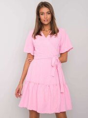 Розовое платье с галстуком цена и информация | Платья | kaup24.ee