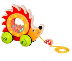 Puidust pallidega siil Tooky Toy цена и информация | Игрушки для малышей | kaup24.ee