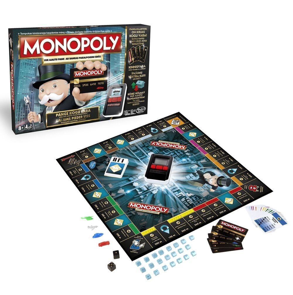 Hasbro Monopoly elektroonilise pangaga (EST/LAT) цена и информация | Lauamängud ja mõistatused | kaup24.ee