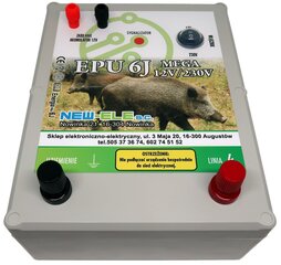 Elektriline lambakoer NEW-ELE EPU-6J MEGA 12/230V (6.0J) Loodud metsloomade piiramiseks. hind ja info | Kaubad kariloomadele | kaup24.ee