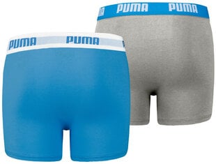 Puma Trikotaažist Alusriided Basic Boxer Grey Blue 907650 02/152 цена и информация | Нижнее белье для мальчиков | kaup24.ee
