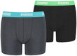 Puma Trikotaažist Alusriided Basic Boxer Grey Black 907650 01/140 цена и информация | Poiste aluspesu | kaup24.ee