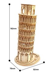 Деревянный 3D пазл Robotime Пизанская башня, 6 лет+ цена и информация | Конструкторы и кубики | kaup24.ee