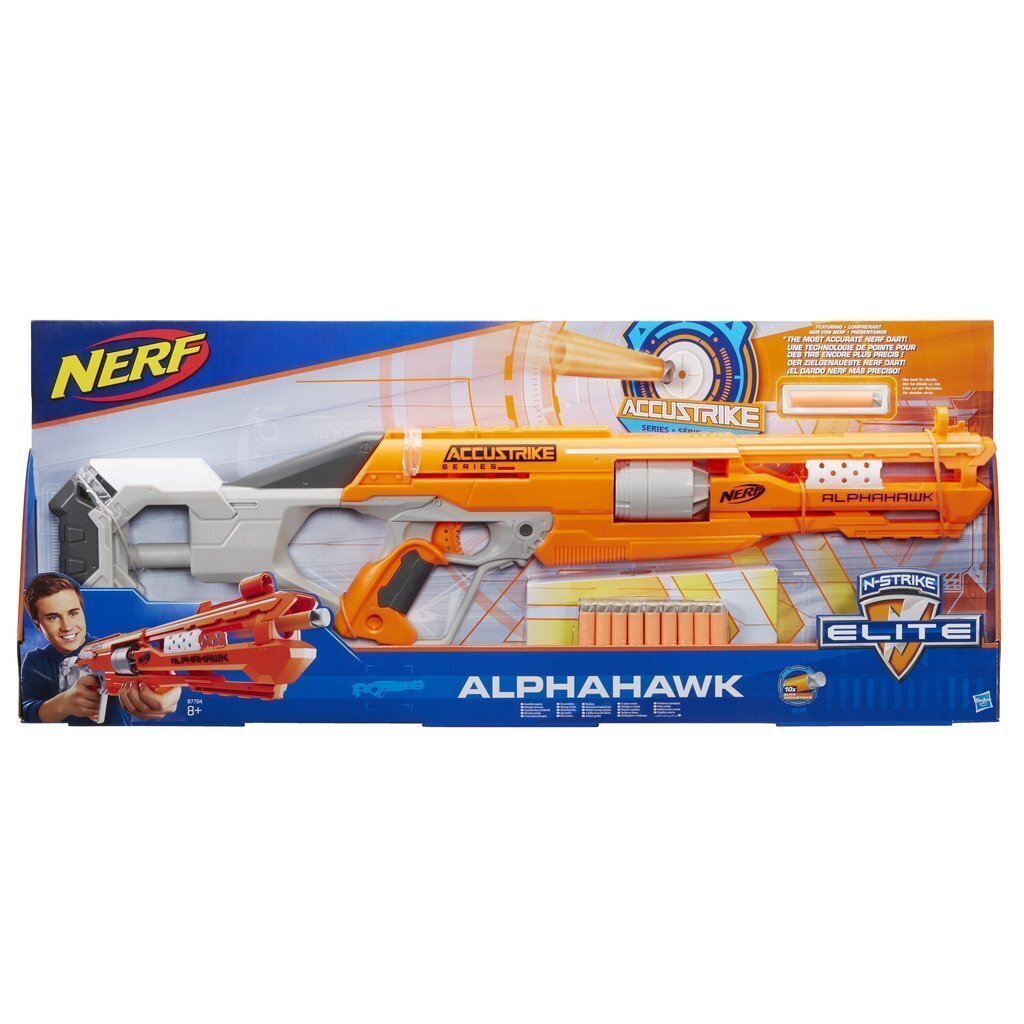 Mängurelv Nerf Accustrike Alphahawk цена и информация | Poiste mänguasjad | kaup24.ee