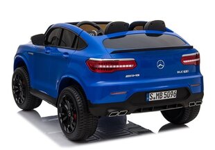 Laste kahekohaline elektriauto Mercedes GLC 63S lakitud sinine hind ja info | Laste elektriautod | kaup24.ee