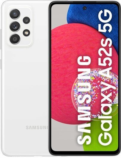 Samsung Galaxy A52s 5G Dual-Sim 6/128GB White SM-A528BZWD hind ja info | Telefonid | kaup24.ee
