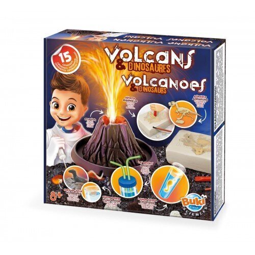 Vulkaanide ja dinosauruste eksperimentaalne komplekt, alates 8.eluaastast цена и информация | Arendavad mänguasjad | kaup24.ee