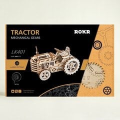 Puidust 3D puzzle, Robotime traktor hind ja info | Klotsid ja konstruktorid | kaup24.ee