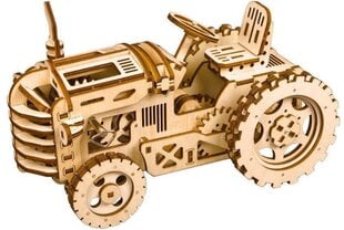 Деревянный 3D пазл-головоломка Robotime Трактор цена и информация | Конструкторы и кубики | kaup24.ee