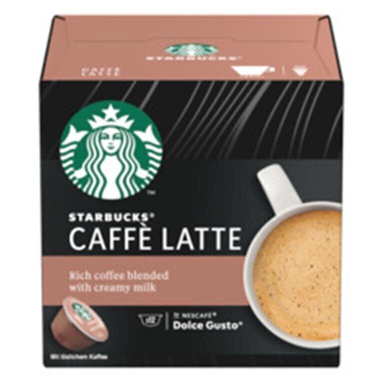 Starbucks Dolce Gusto Caffe Latte, 12 kapslit, 121,2 g hind ja info | Kohv, kakao | kaup24.ee