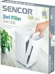 3in1 filter õhupuhasti mudelile SENCOR SHA 6400WH цена и информация | Аксессуары для вентиляционного оборудования | kaup24.ee