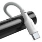 USB-kaabli komplekt Baseus Simple Wisdom Data Cable Kit USB to Type-C 5A (2PCS/Set) 1.5m valge TZCATZJ-02 hind ja info | Mobiiltelefonide kaablid | kaup24.ee