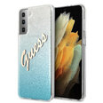 Чехол Guess для Samsung S21 Plus, Glitter Vintage Logo