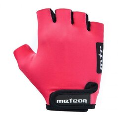 Тренировочные перчатки Meteor Pink Jr 26196-26197-26198 цена и информация | Перчатки для турника и фитнеса | kaup24.ee