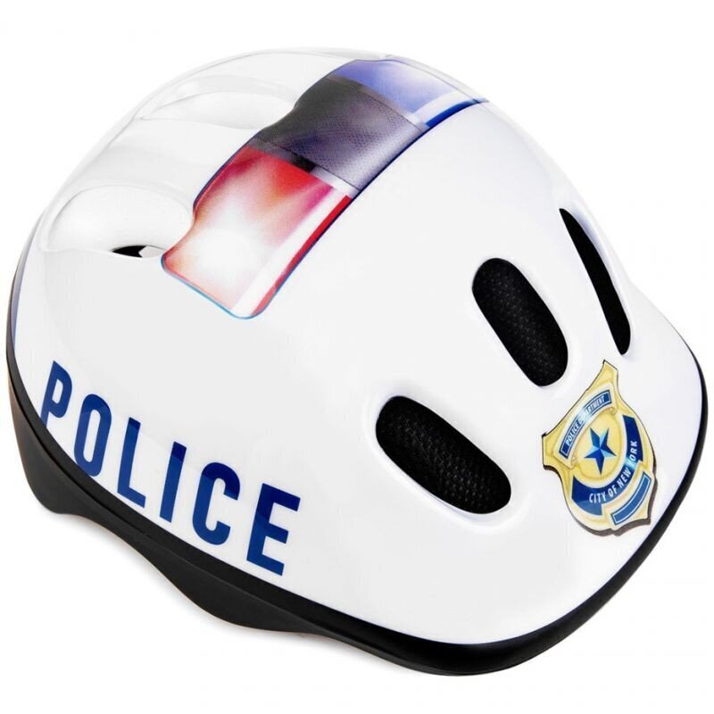 Jalgrattakiiver Spokey Police Jr., valge hind ja info | Kiivrid | kaup24.ee