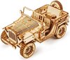 Puidust 3D puzzle, Robotime Army Jeep цена и информация | Klotsid ja konstruktorid | kaup24.ee