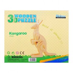 Puidust 3D puzzle, Robotime Kangaroo hind ja info | Klotsid ja konstruktorid | kaup24.ee