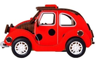 Puidust 3D -pusle, Robotime Beetle Car, vanusele alates 5 aastat hind ja info | Klotsid ja konstruktorid | kaup24.ee