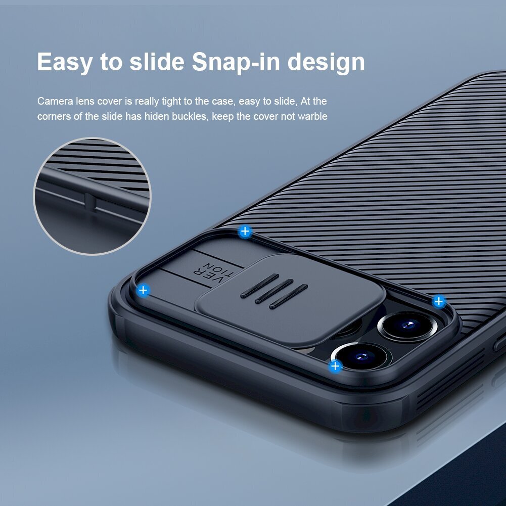 Nillkin CamShield Pro Magnetic Hard Case for iPhone 12/12 Pro 6.1 Black hind ja info | Telefoni kaaned, ümbrised | kaup24.ee