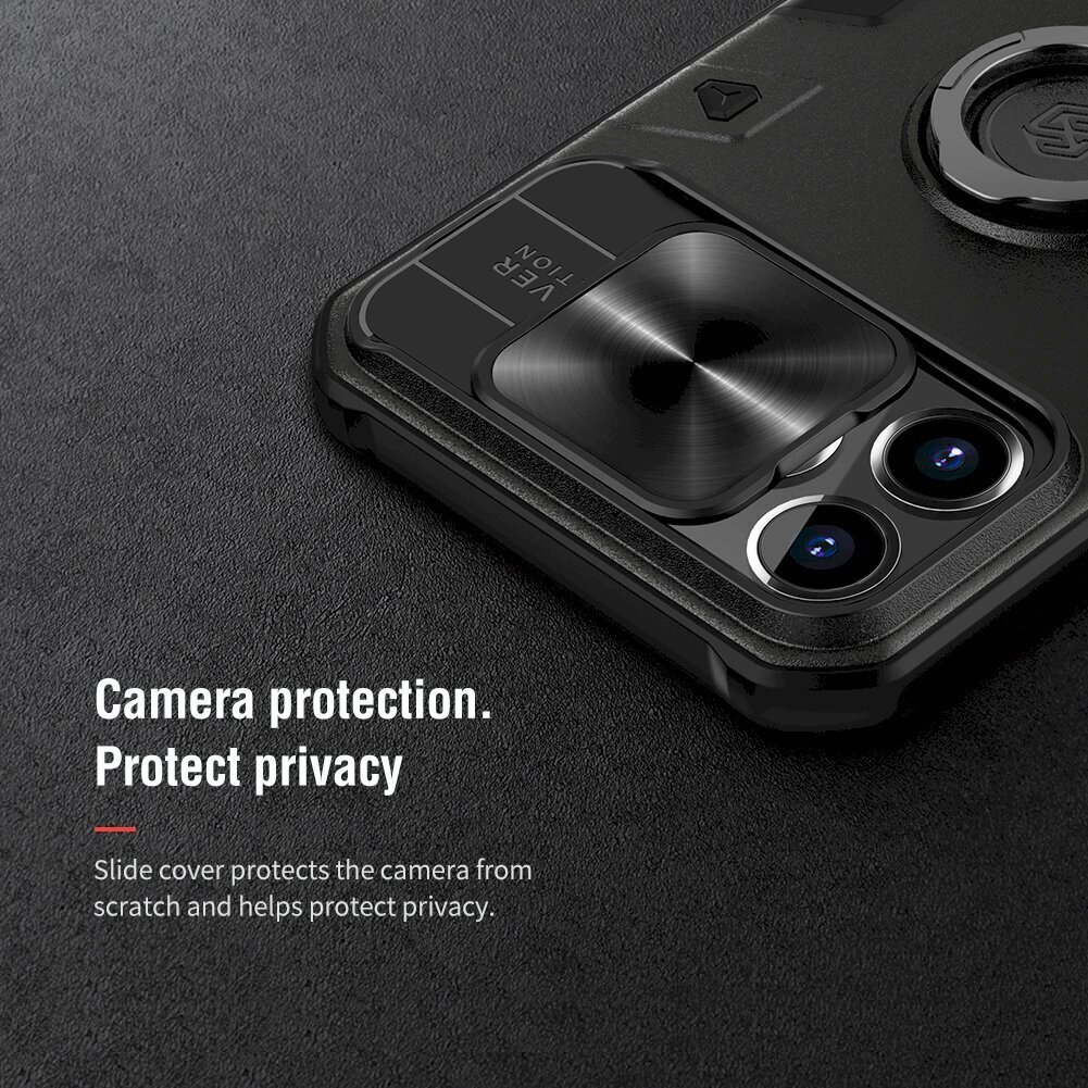 Nillkin CamShield Armor Hard Case for iPhone 13 Pro Black (without logocut) hind ja info | Telefoni kaaned, ümbrised | kaup24.ee