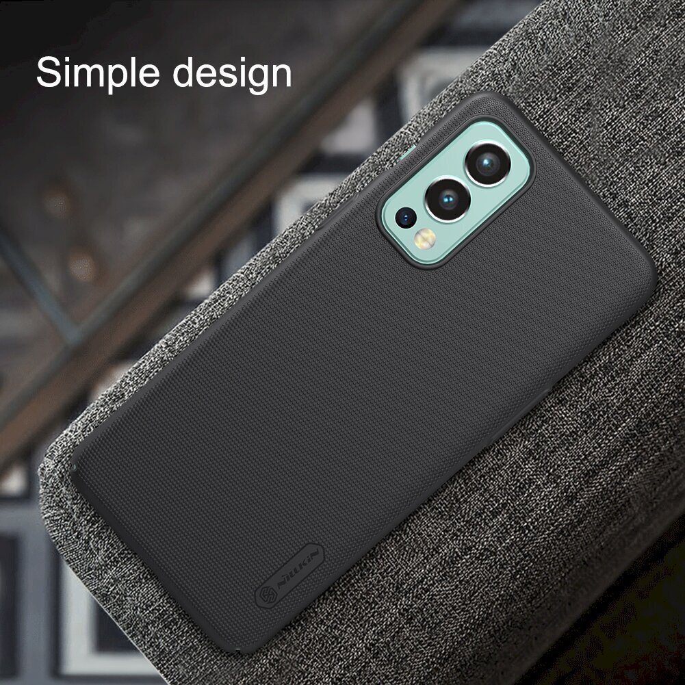 Nillkin Super Frosted Back Cover for OnePlus Nord 2 5G Black цена и информация | Telefoni kaaned, ümbrised | kaup24.ee