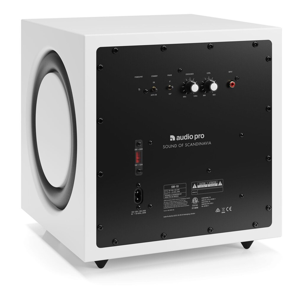 Audio Pro SW-10, valge hind ja info | Kõlarid | kaup24.ee