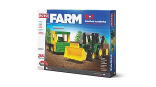 Конструктор ROTO FARM 9 в 1 - 265 деталей (сельскохозяйственная техника) цена и информация | Конструкторы и кубики | kaup24.ee