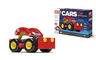 Laste konstruktor Roto Cars 2in1 võidusõiduauto, 65 osa hind ja info | Klotsid ja konstruktorid | kaup24.ee