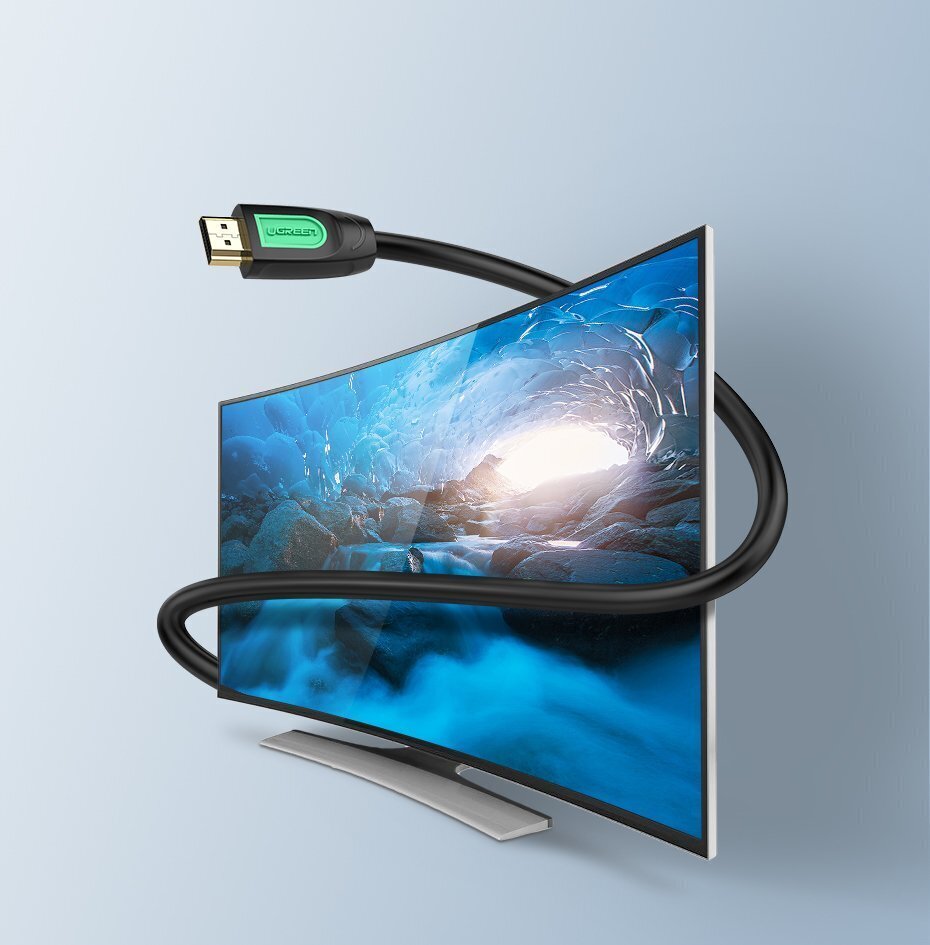 Ugreen HD101 HDMI 2.0 kaabel 4K 60Hz 2m Must / Kollane hind ja info | Kaablid ja juhtmed | kaup24.ee