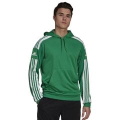 Спортивный джемпер мужской Adidas Squadra 21 Hoody M GP6437, зеленый цена и информация | Мужская спортивная одежда | kaup24.ee
