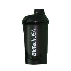 Шейкер Biotech Shaker Wave 600 мл (черный) цена и информация | Бутылки для воды | kaup24.ee