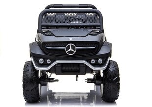 Elektriline maastur Mercedes Unimog 4 x 4, must hind ja info | Laste elektriautod | kaup24.ee