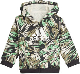 Adidas Spordikostüümid I Jog Set B Black Green GT9509/104 hind ja info | Beebiriiete komplektid | kaup24.ee