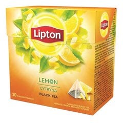 LIPTON черный чай со вкусом лимона, 20 шт. цена и информация | Чай | kaup24.ee