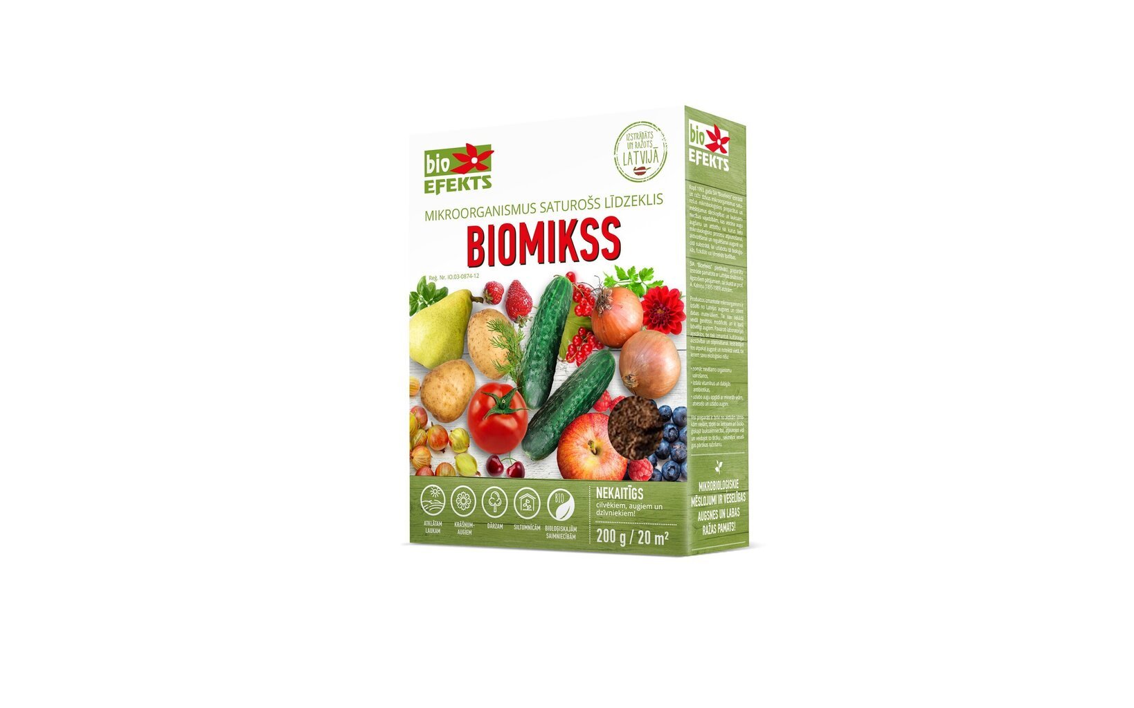 Biomix, mis sisaldab mikroorganisme, 200 g hind ja info | Kuivväetised | kaup24.ee