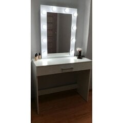 Зеркало для макияжа WHITE III 60x80 цена и информация | Подвесные зеркала | kaup24.ee